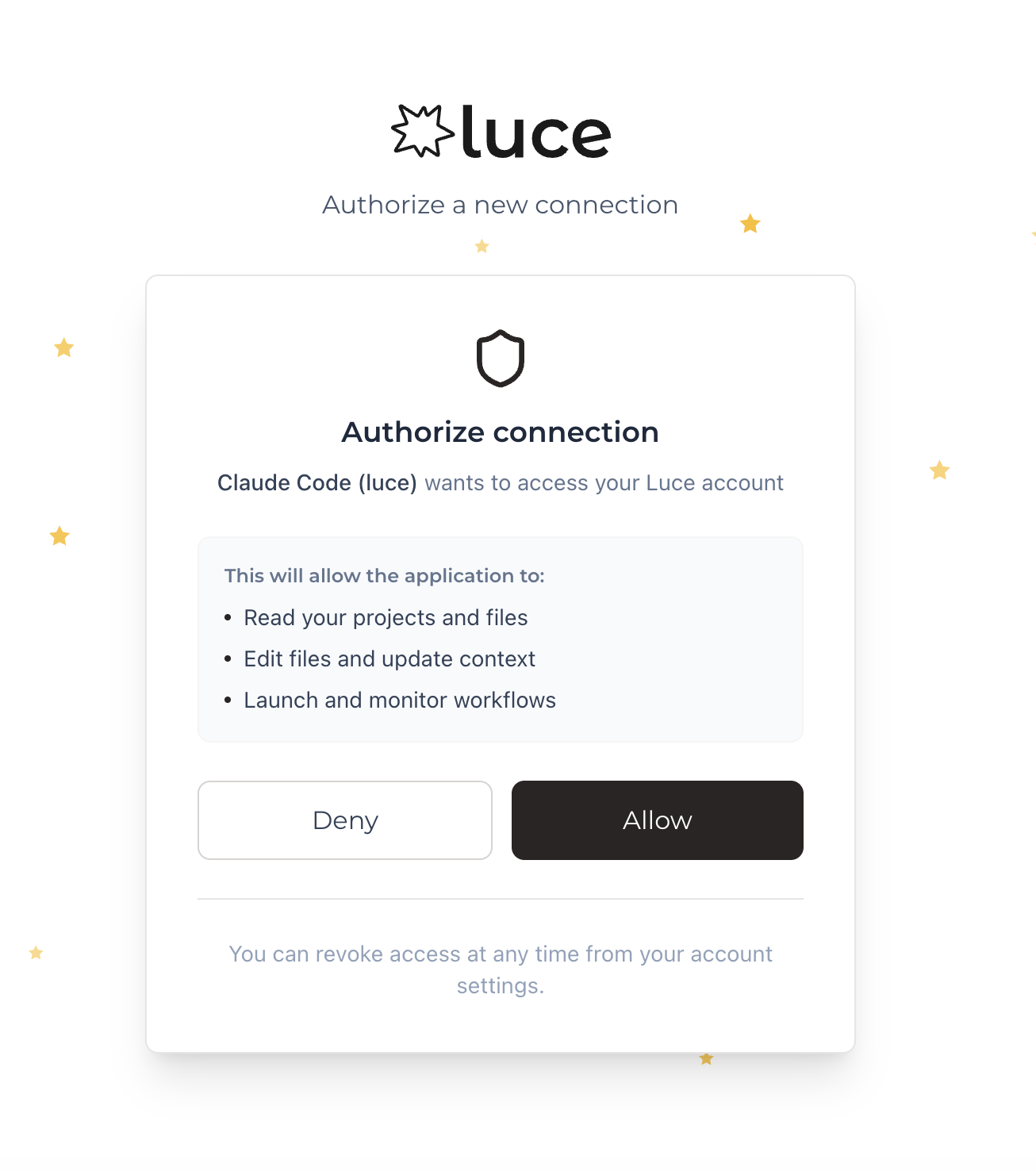 Authorize connection